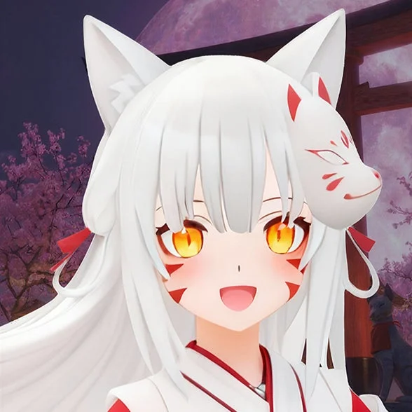 AIキャラクター白狐(しろこ)