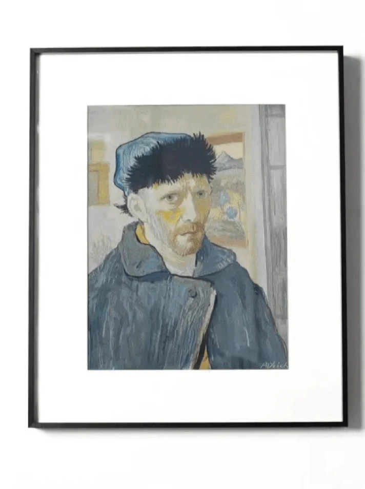 ゴッホ風の自画像