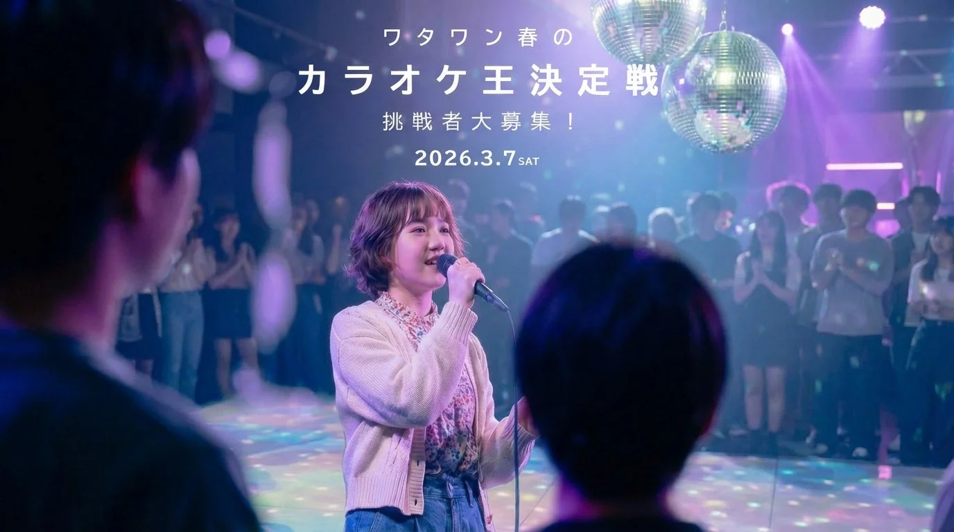 ワタワン春のカラオケ王決定戦 挑戦者大募集！