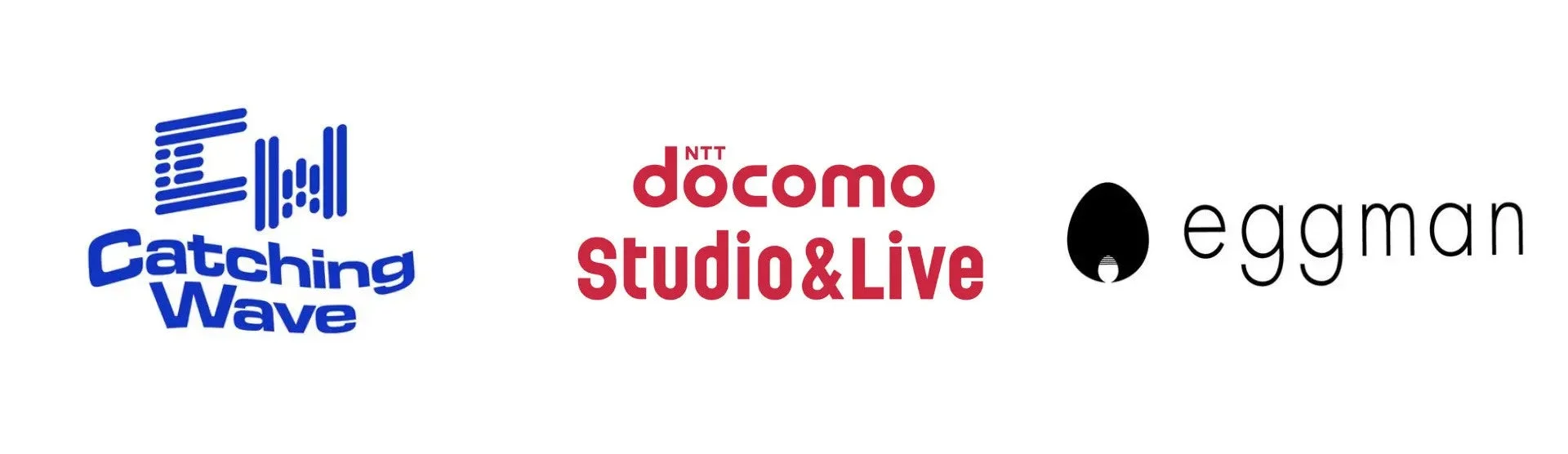 NTT docomo Studio & Liveとeggmanのロゴ