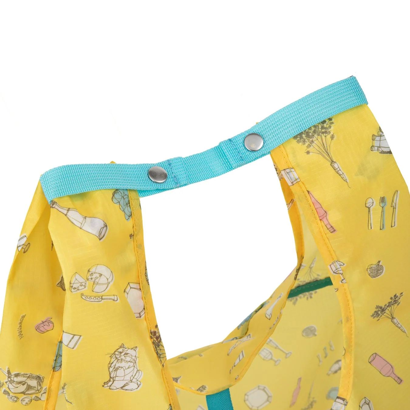 マルシェバッグのクローズアップ