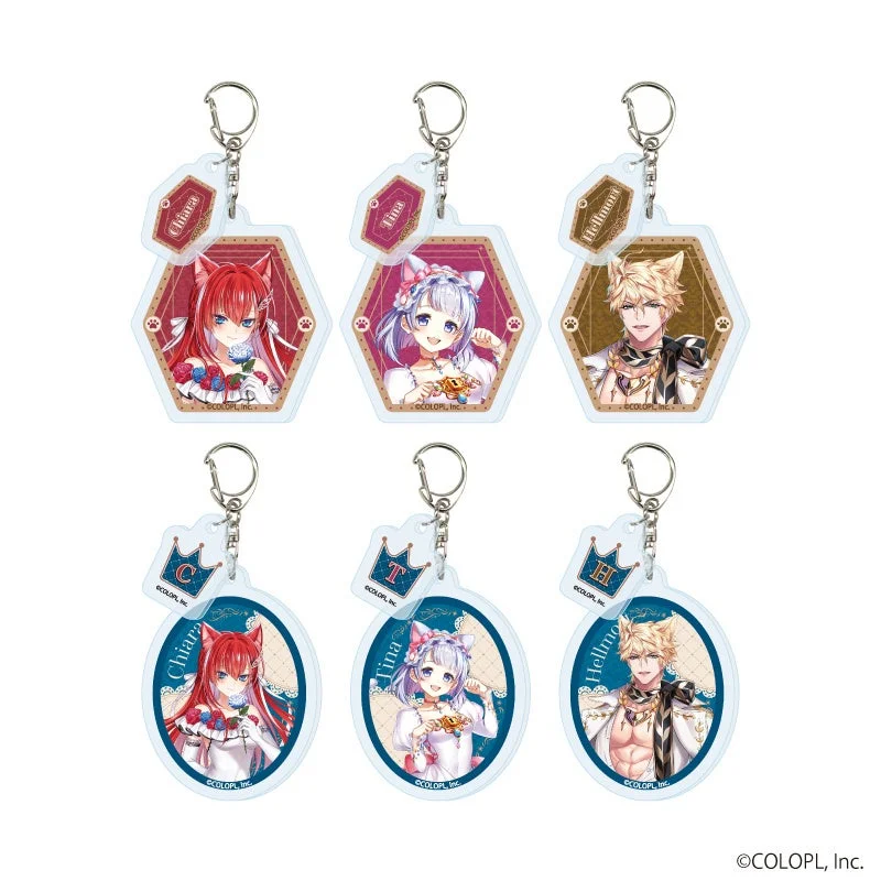 パーツ付きアクリルキーホルダー