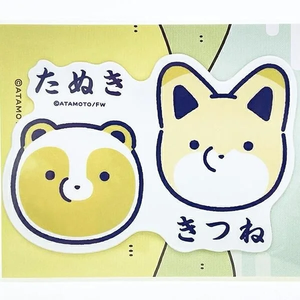 フェイスタイプのステッカー