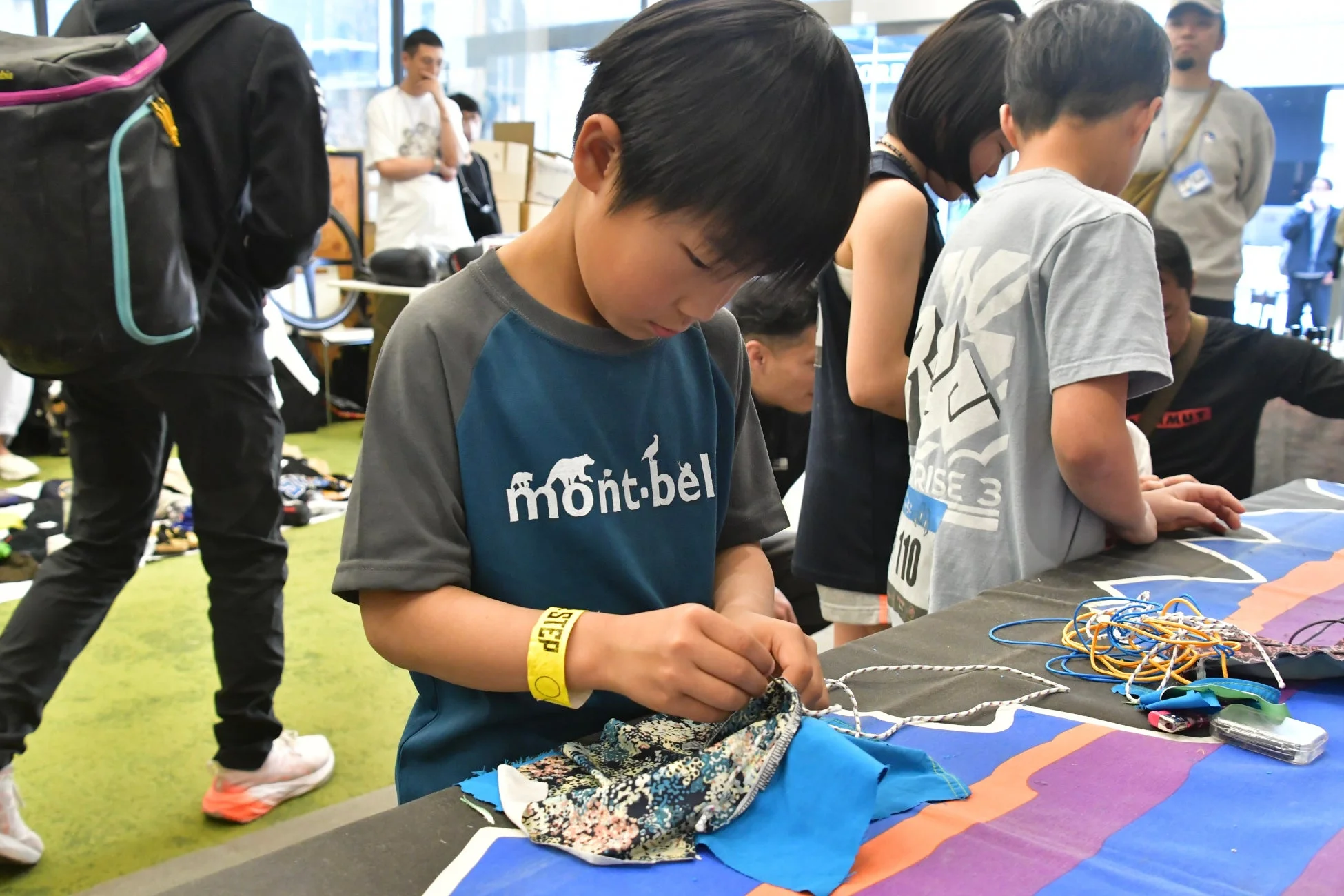 協賛ブースでのワークショップ風景