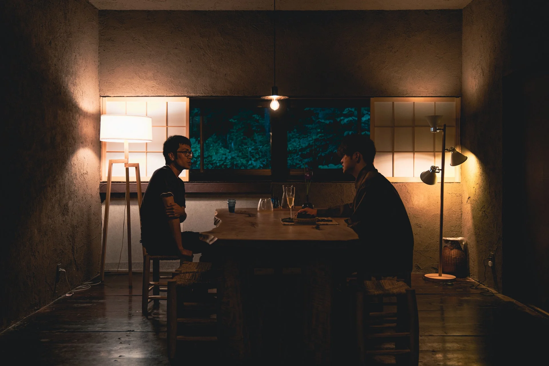 あわ居の室内風景