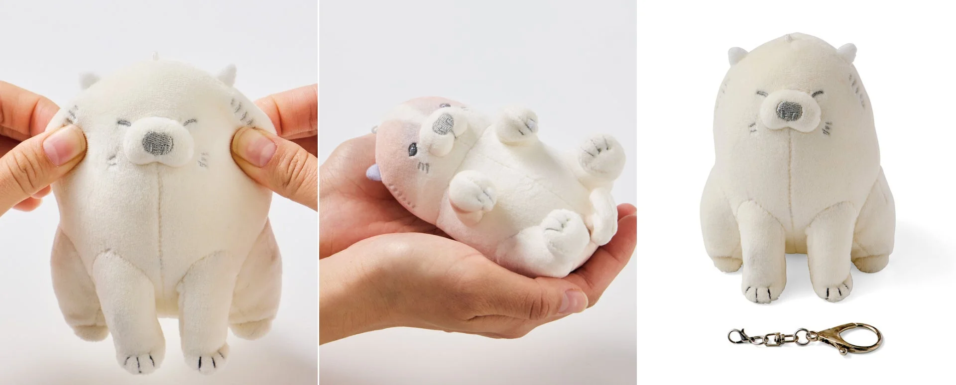もちもち感と手のひらサイズ、キーホルダー