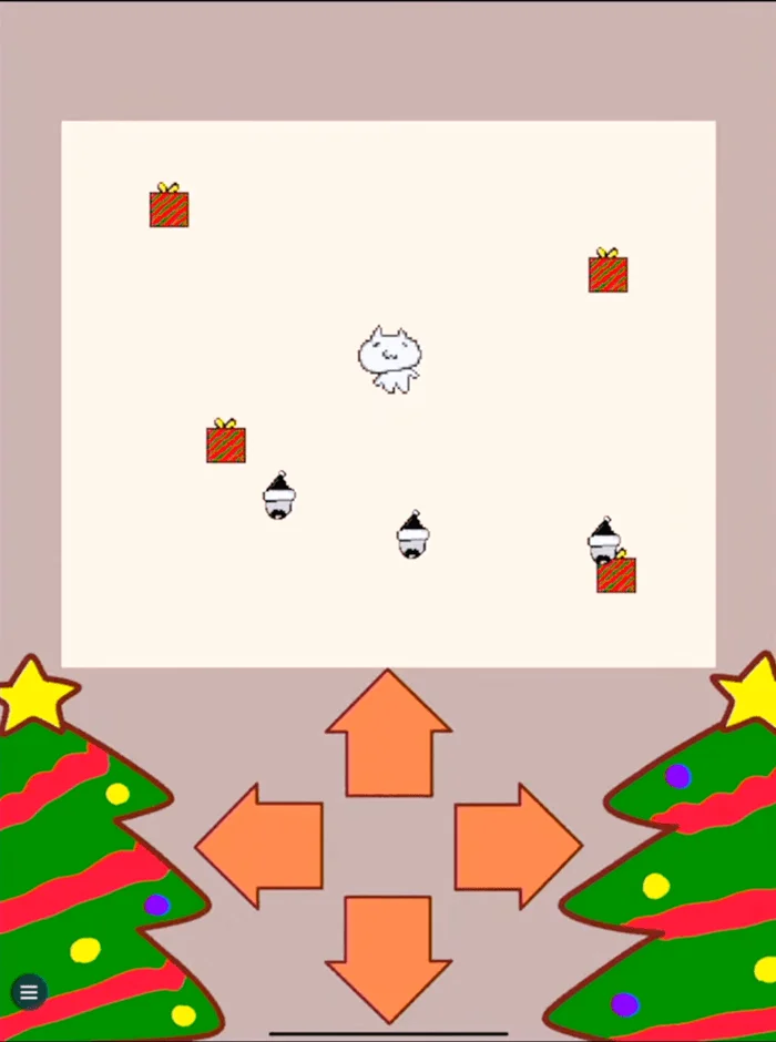 りぐしろんのクリスマスゲームのピクセルアート