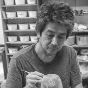 堂前守人氏の作業風景