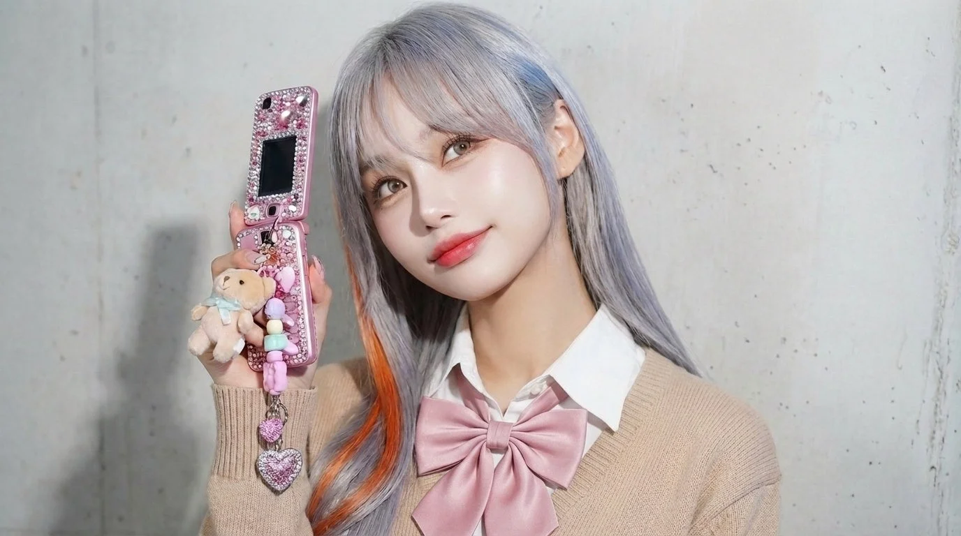 Y2Kファッションの女性