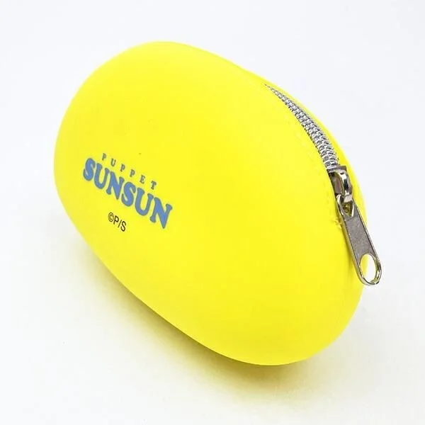 パペットスンスンのロゴが入ったシリコンペンケース