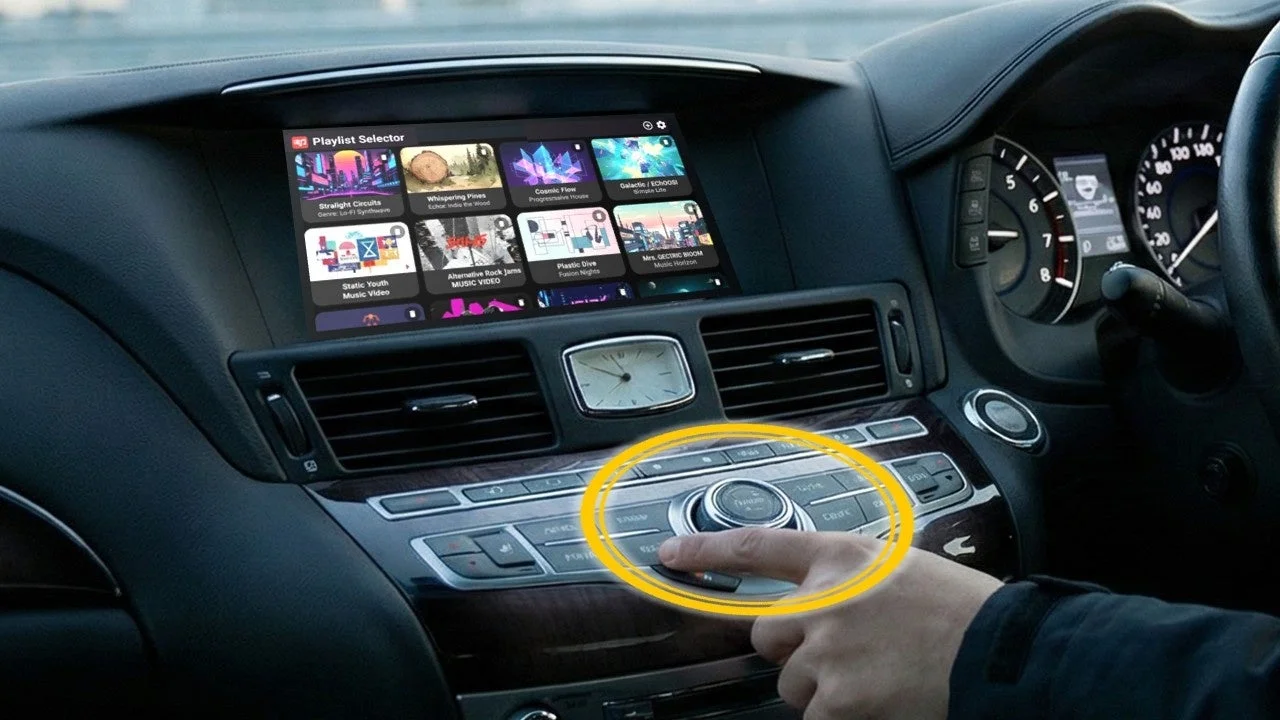 Playlist Selector for AIBOXのマルチコントロール対応画面