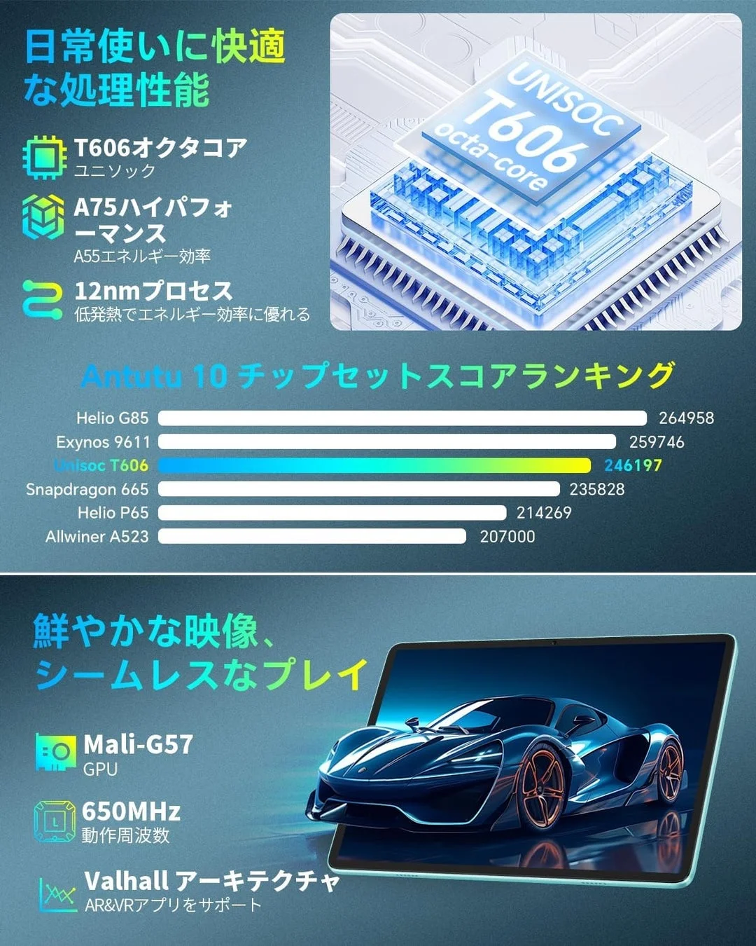日常使いに快適な処理性能とデザイン