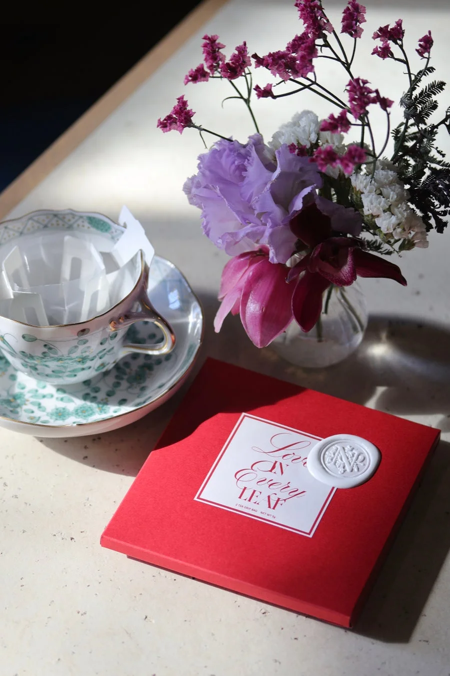 バレンタイン限定デザイン ティー・ドリップ