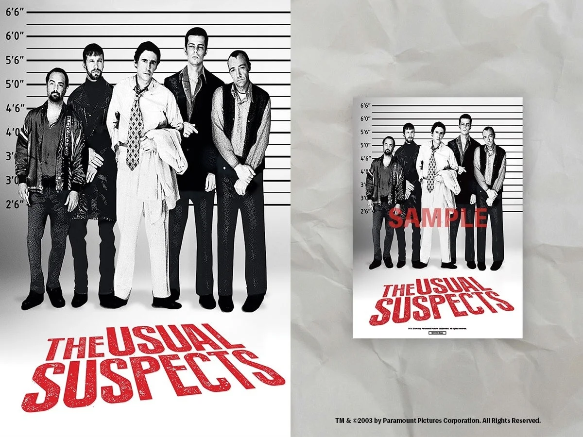 映画「THE USUAL SUSPECTS」のポスター