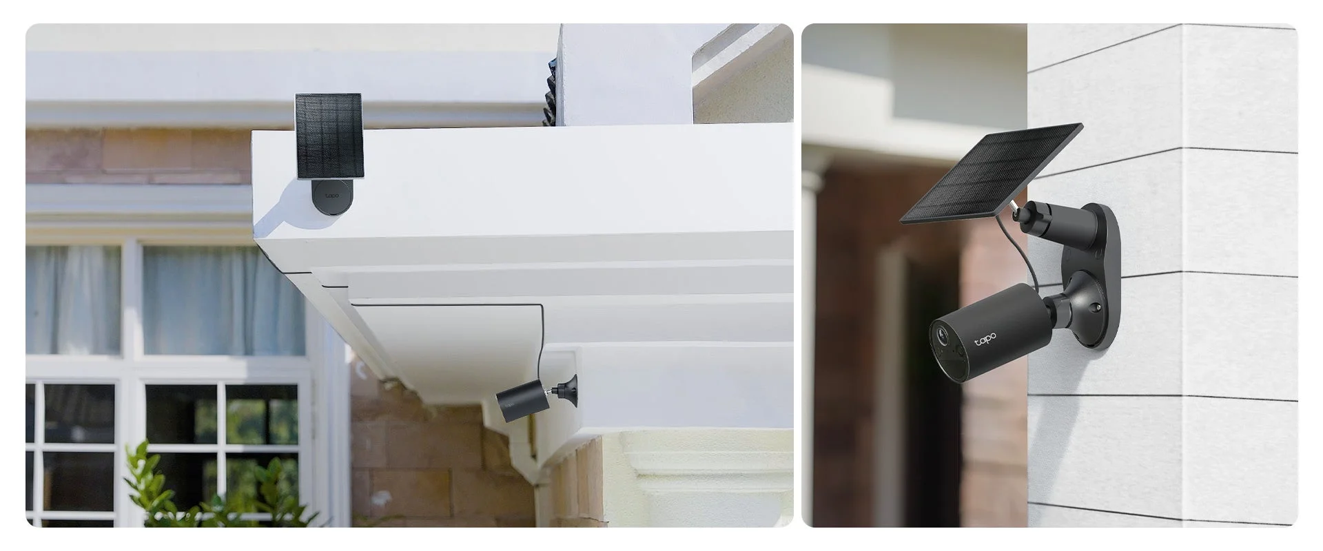 ブラックカラーのセキュリティカメラ