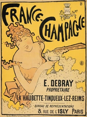 FRANCE. CHAMPAGNE ポスター