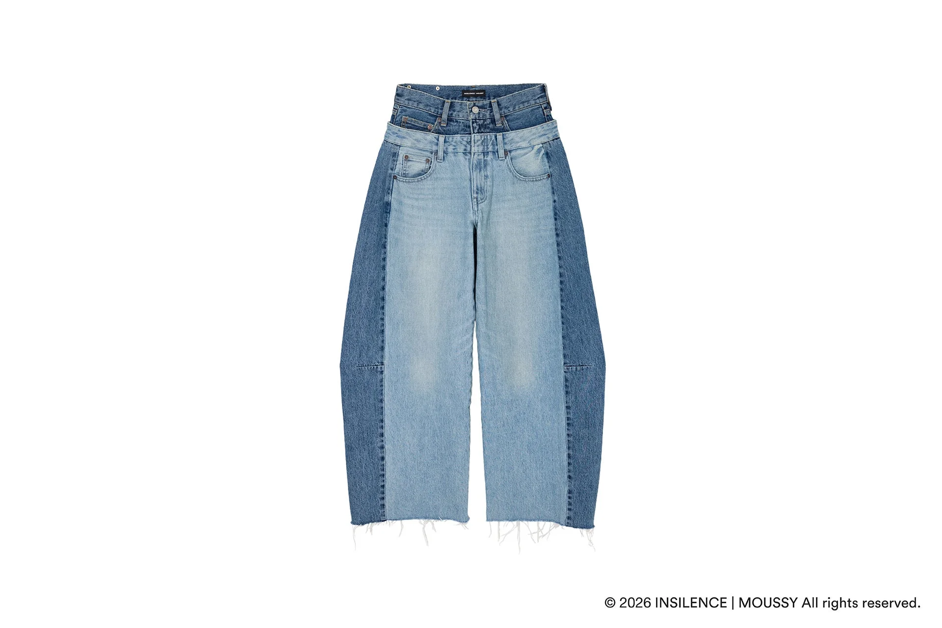 INSILENCE DOUBLE WAIST BAGGY