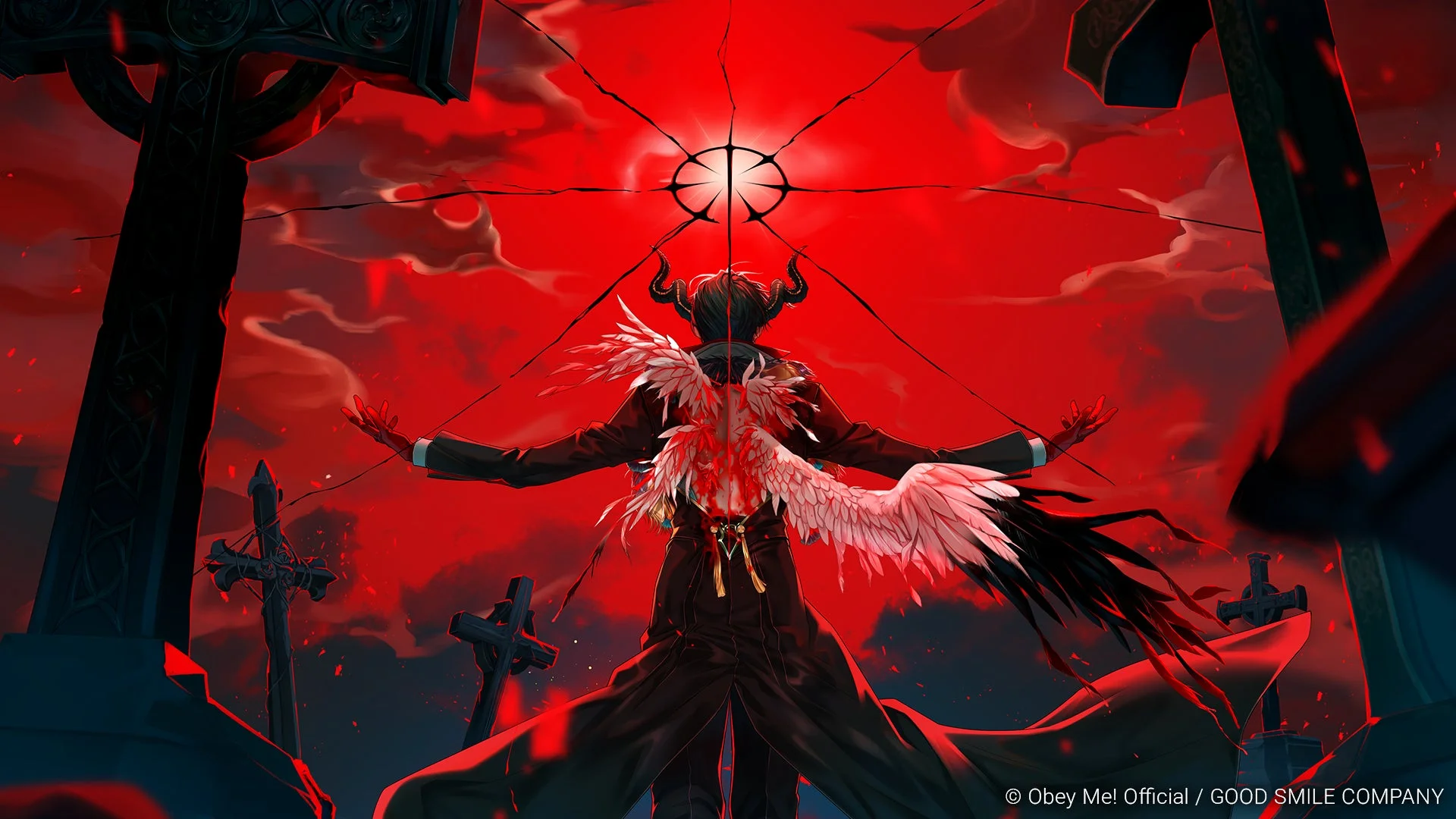 悪魔の翼と十字架