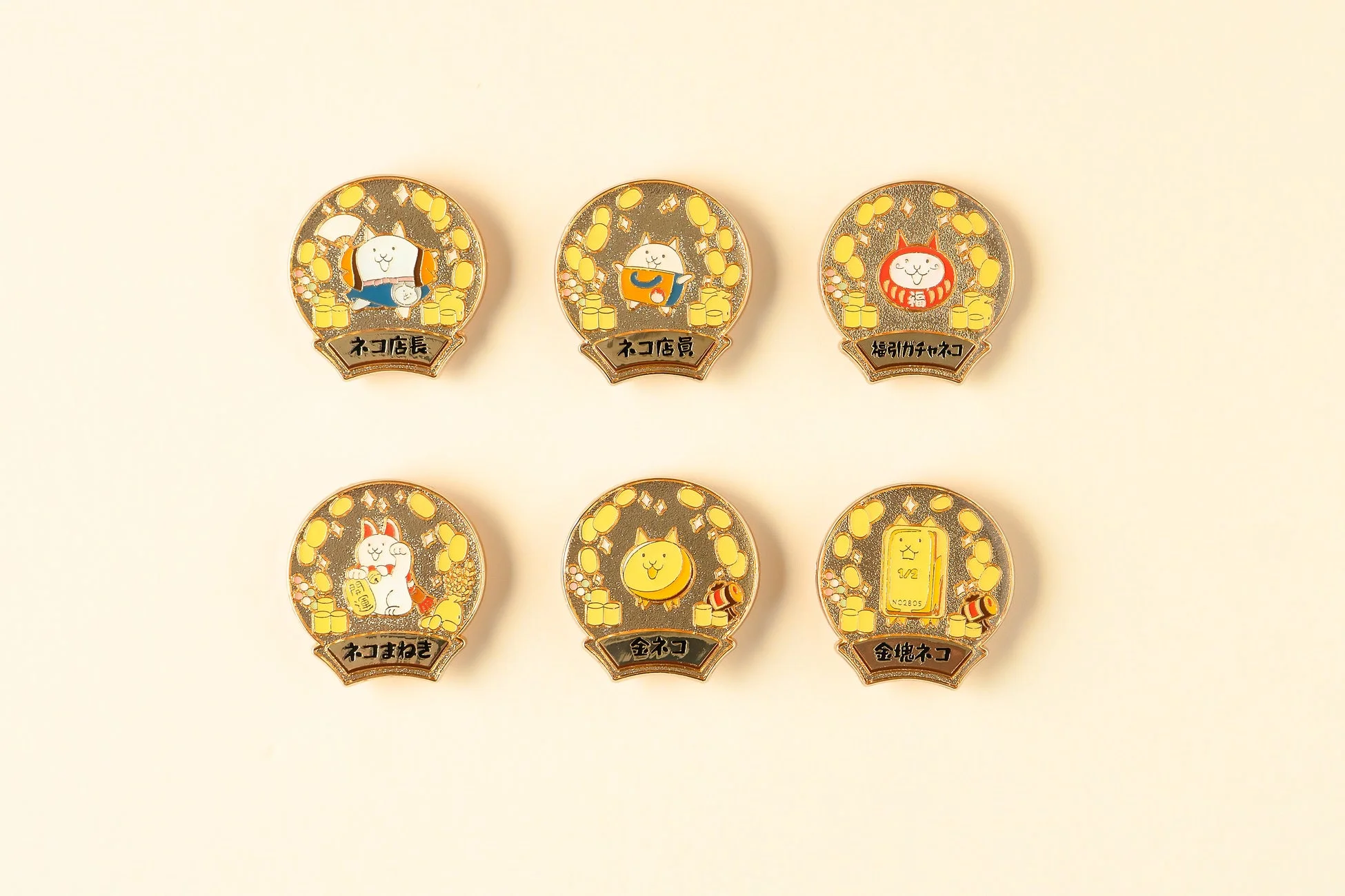 開運招福ピンバッジ