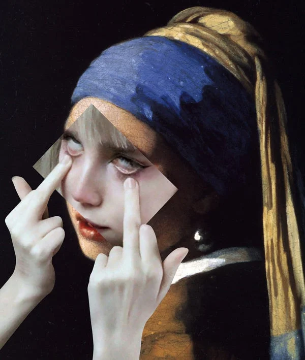 コラージュアート作品