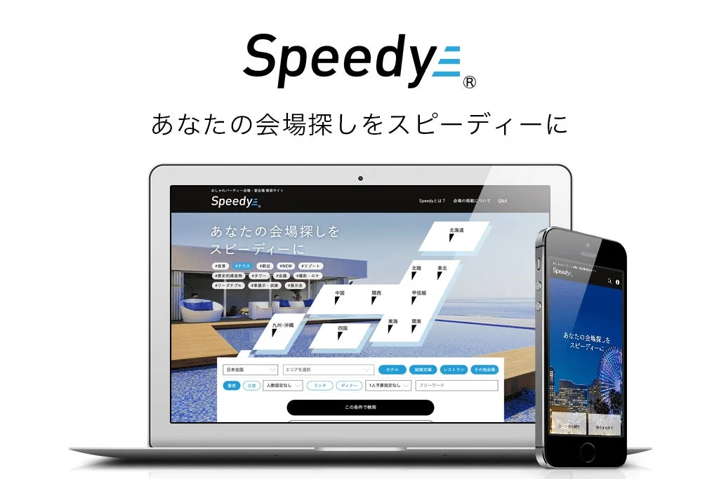 SpeedyのPCとスマホのUI