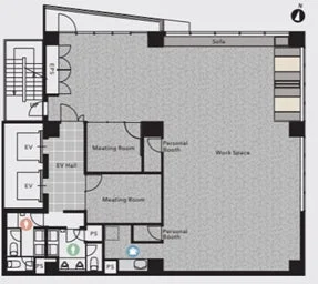 オフィスフロアプラン