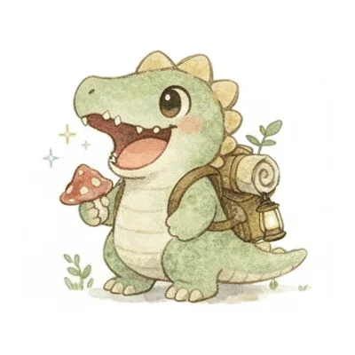 公式キャラクター・好奇心旺盛な子供恐竜「ノッシー」