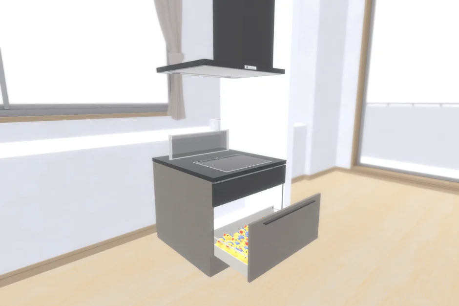 コンロキャビネット