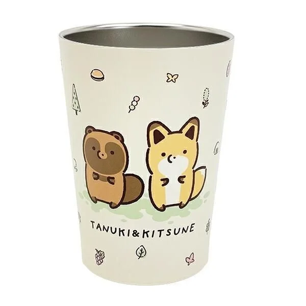 タヌキとキツネ 2WAY真空二重タンブラー (アイコン)