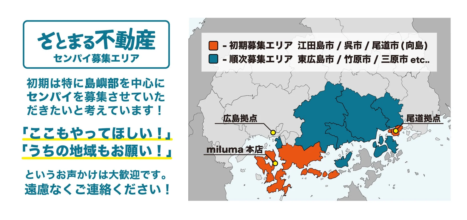 センパイ募集エリア