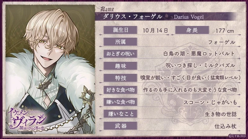 ダリウス・フォーゲルのプロフィール