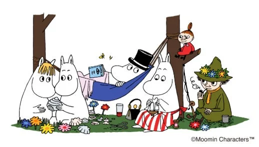ムーミン谷の仲間たちのイラスト