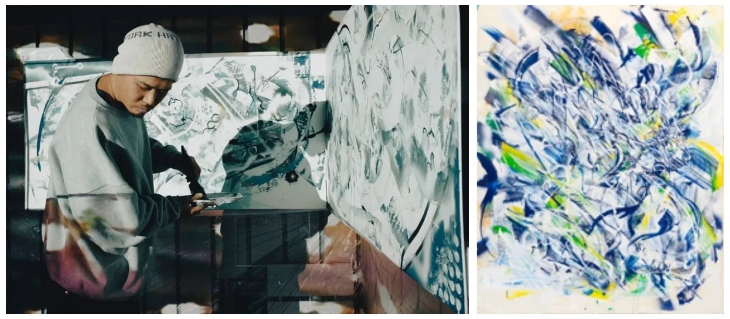 岩嵜 裕也氏のライブペイント