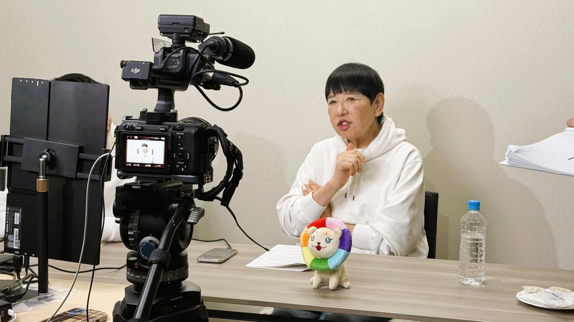 番組収録中の様子