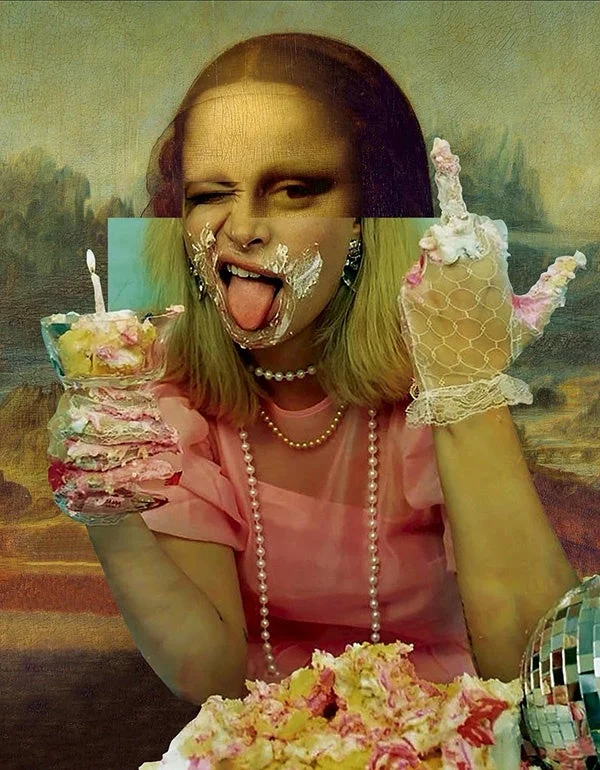 コラージュアート作品