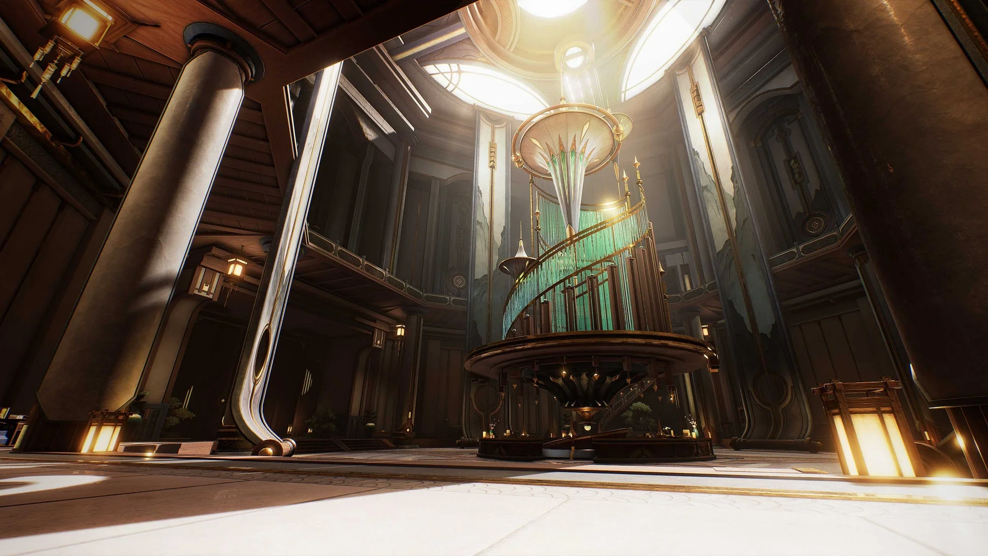 皓京の豪華な広間