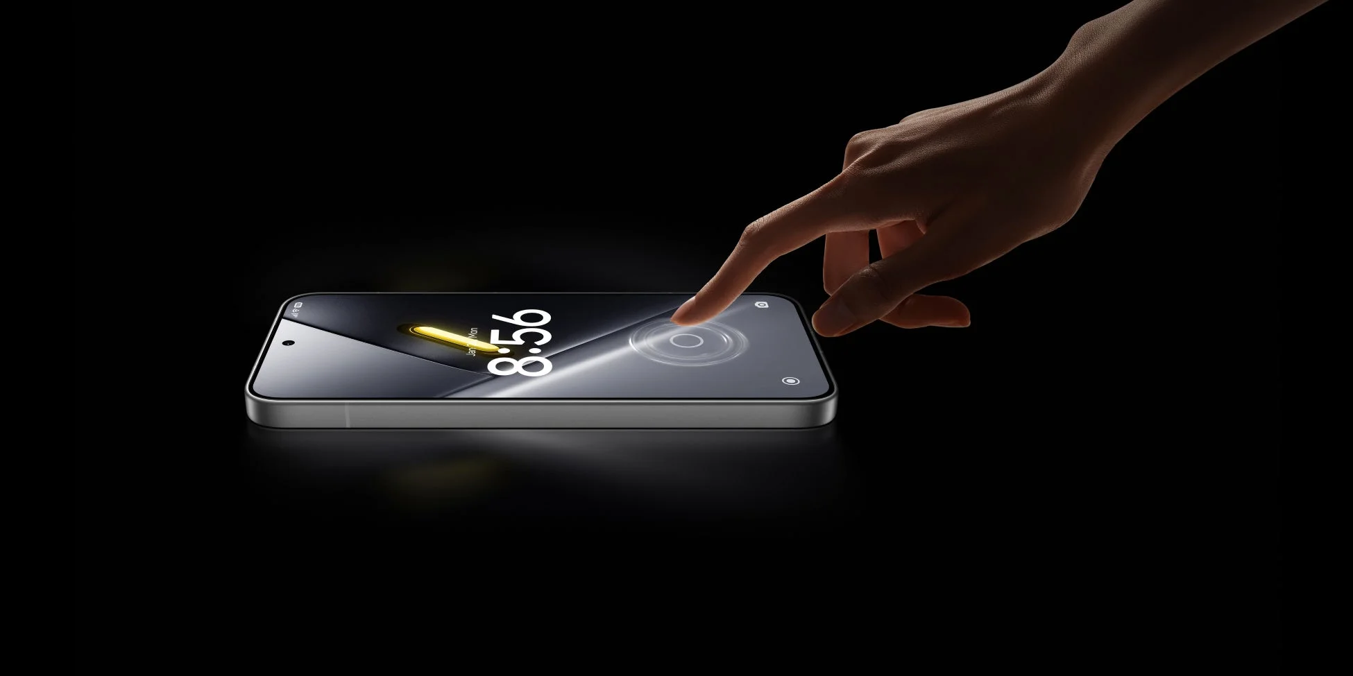 スマートフォンのロック画面