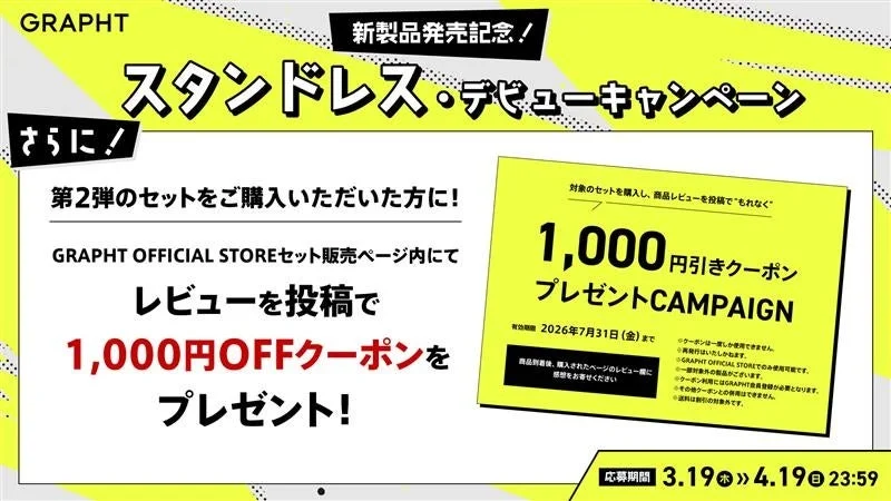 レビュークーポンキャンペーン告知画像