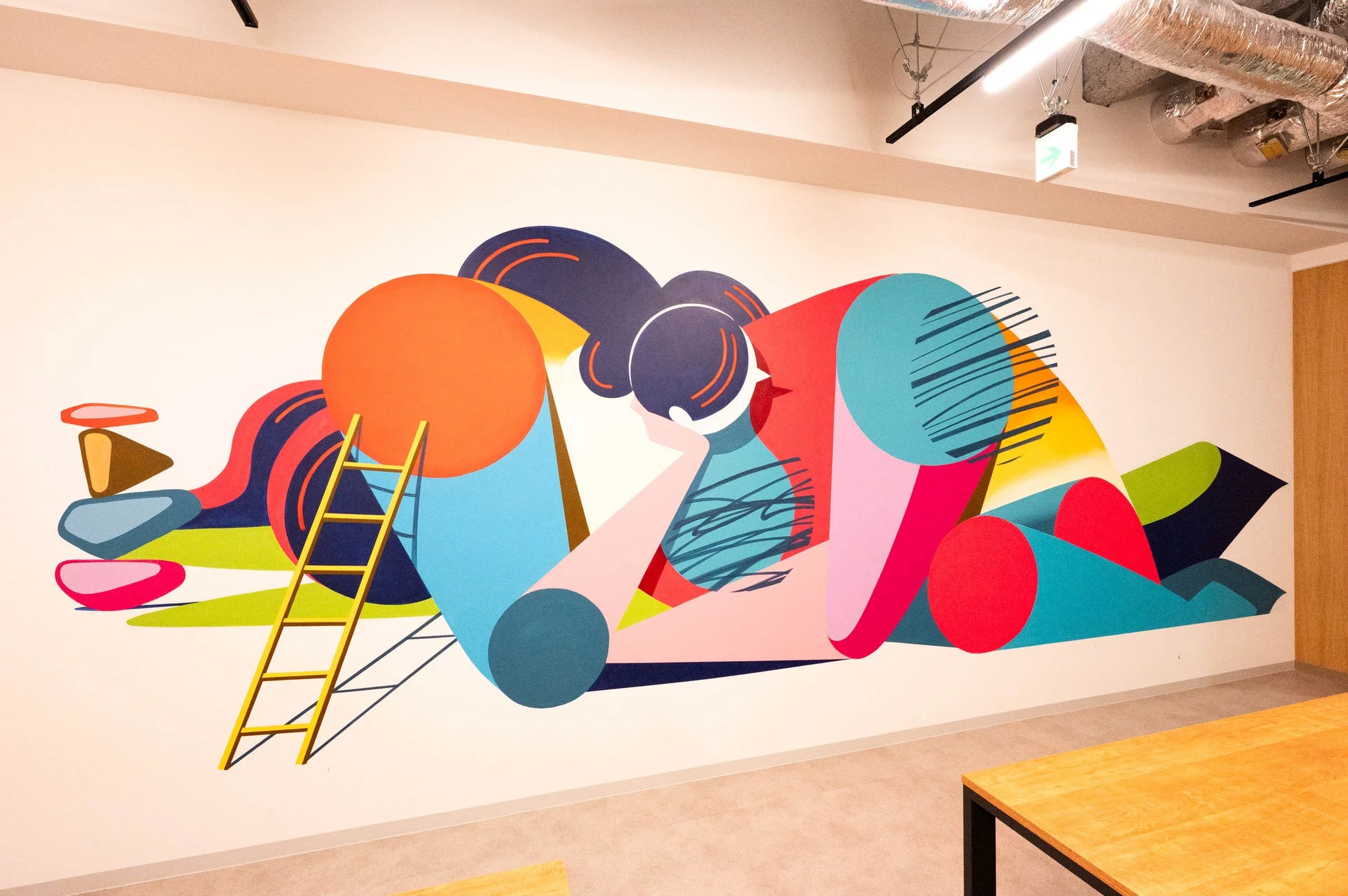 3Fフロアのアート作品