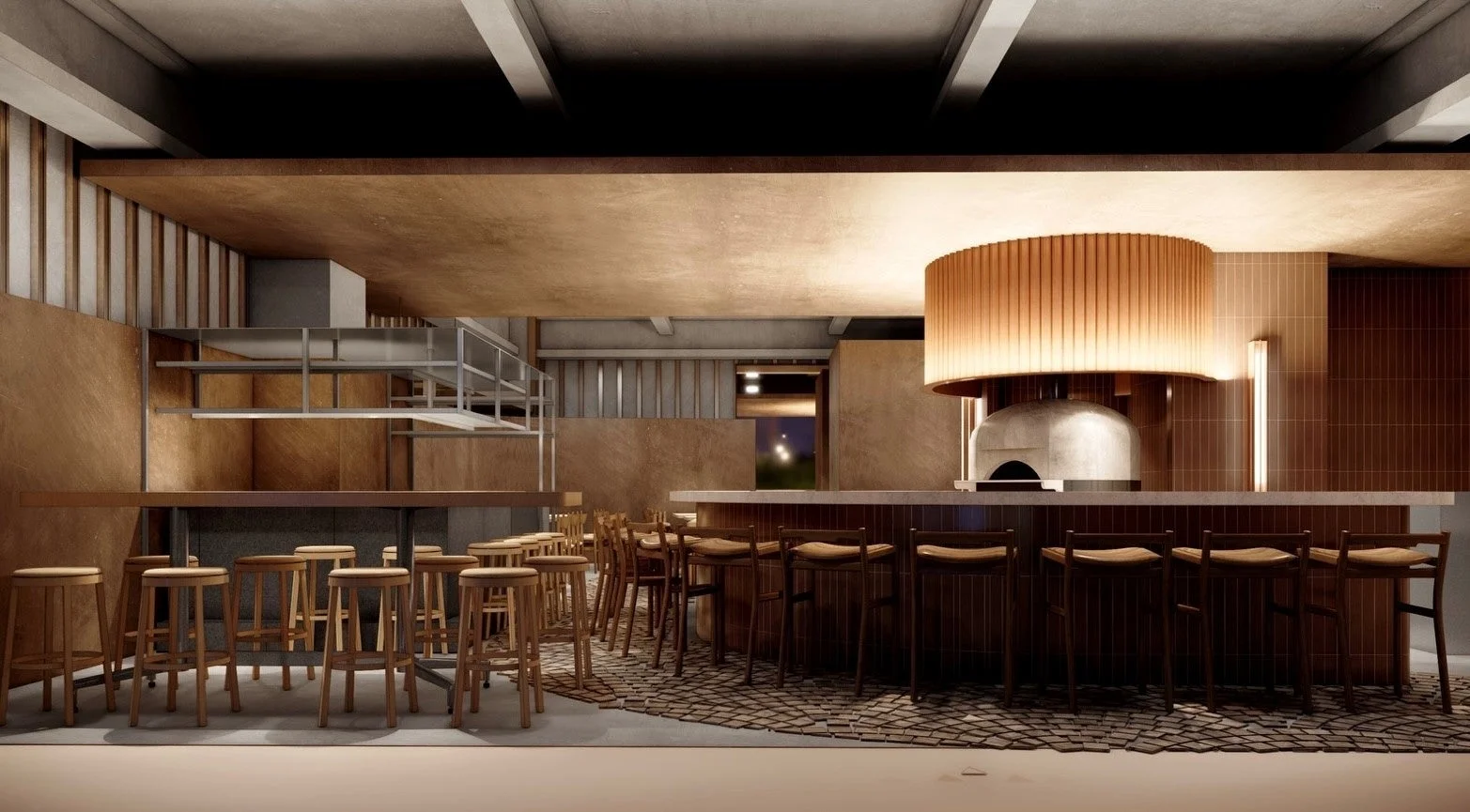 イタリアンレストランの内観イメージ