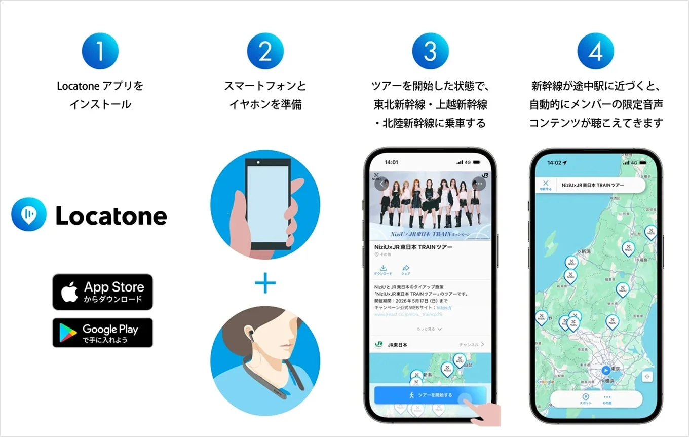 Locatoneアプリ