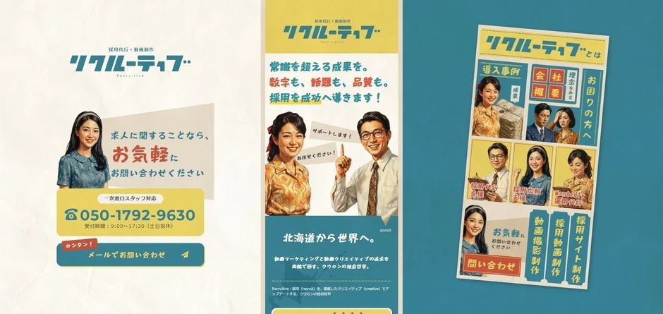 Recruitiveサービス概要と問い合わせ先