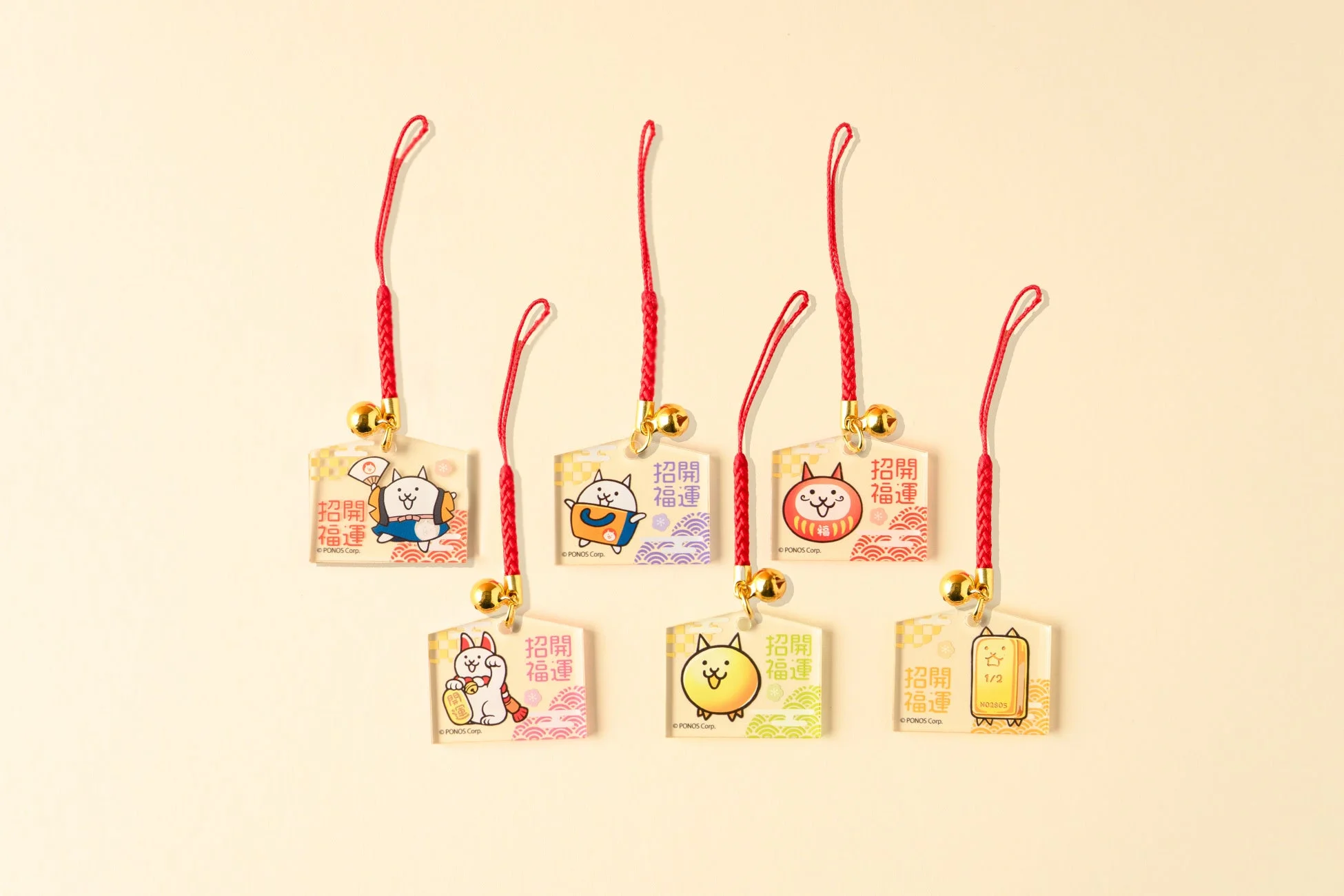 アクリル開運招福絵馬