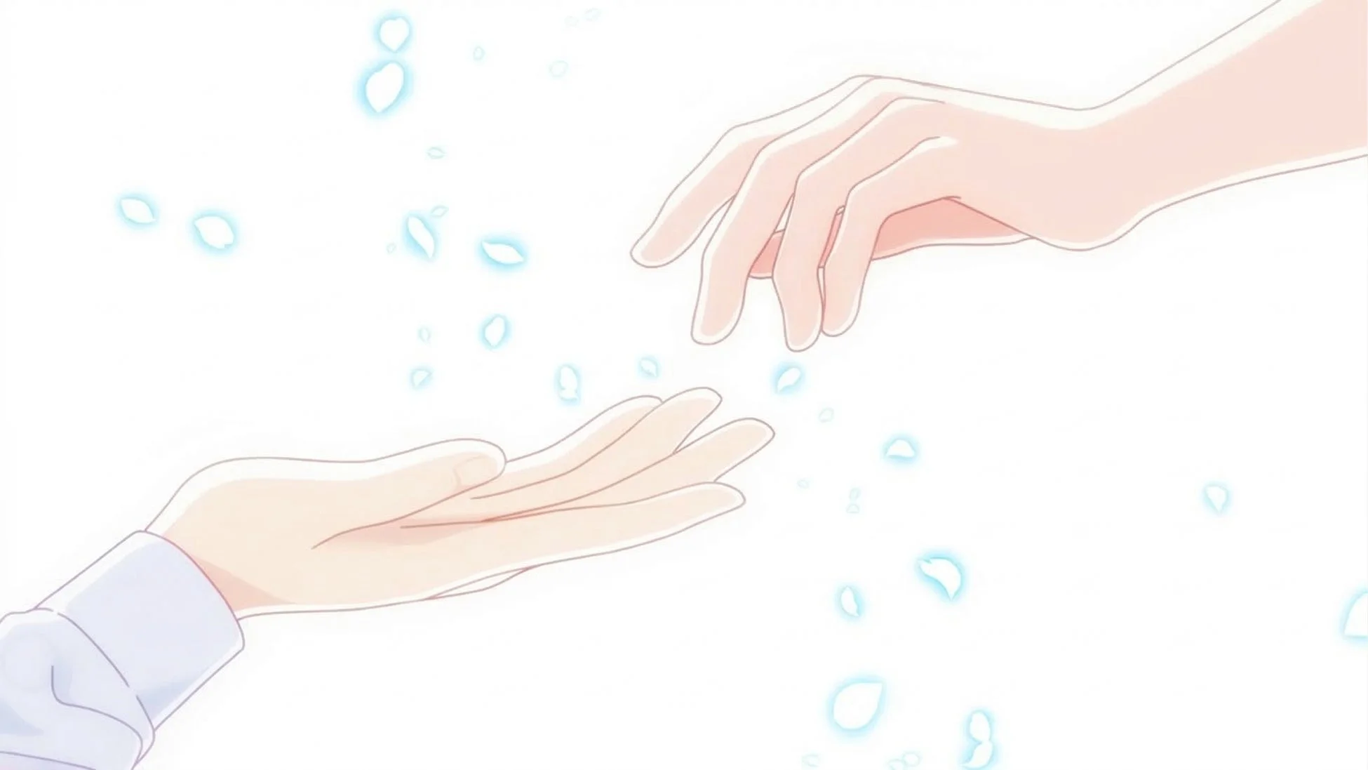 幻想的な手のイラスト