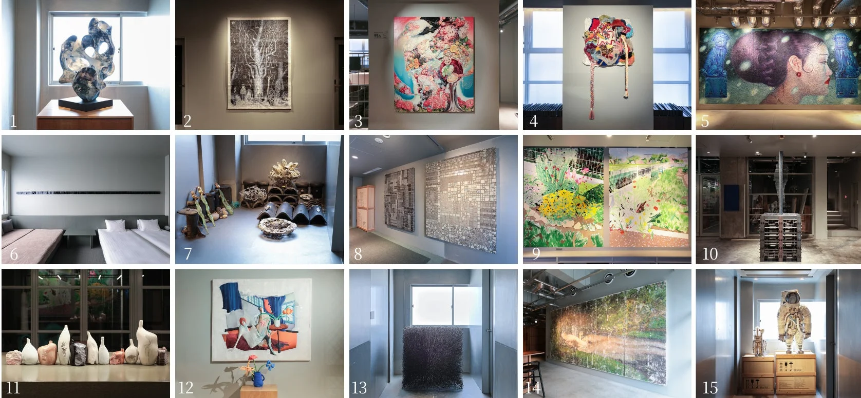 入選作品のコラージュ