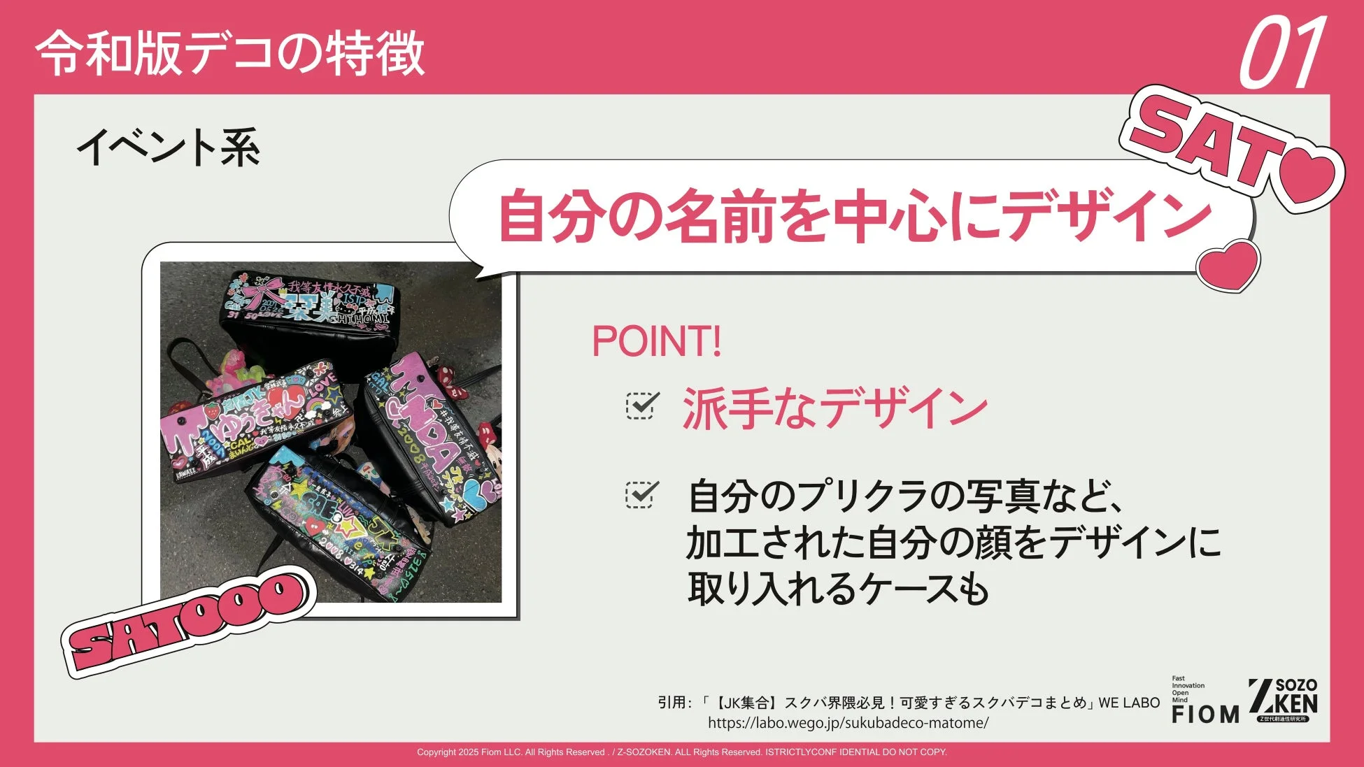 令和版デコの特徴（イベント系）