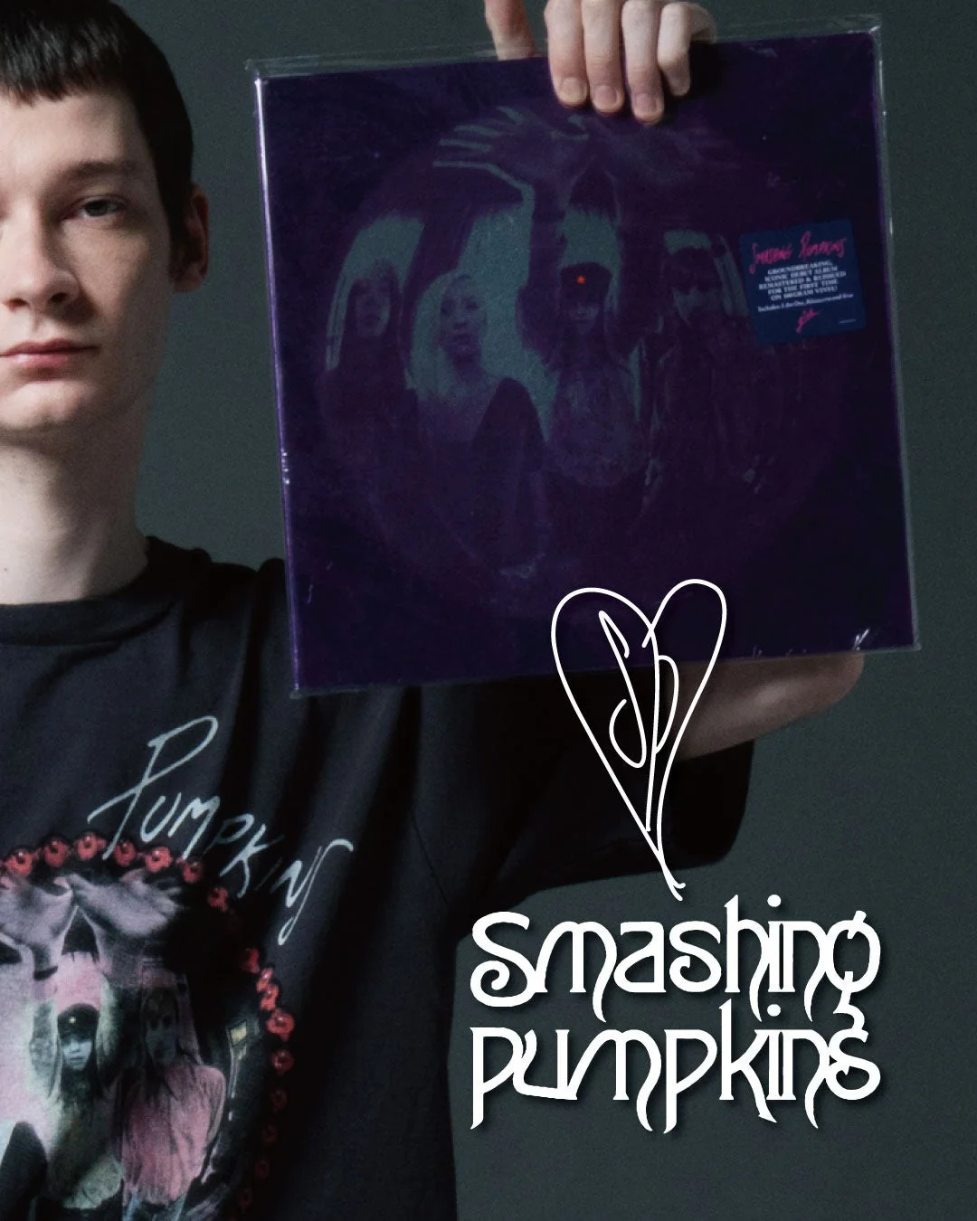 音楽,スマッシングパンプキンズ,バンド,LPレコード,バイナル,Tシャツ,ファッション,グッズ,ロック,アルバム,パープル