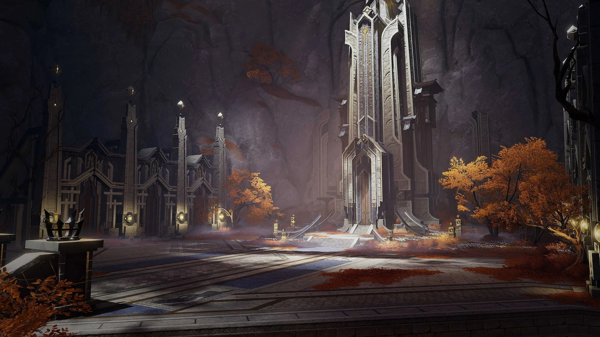 皓京の神秘的な建築