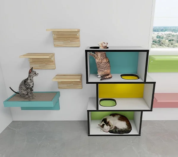 杉の集成材キャットウォーク