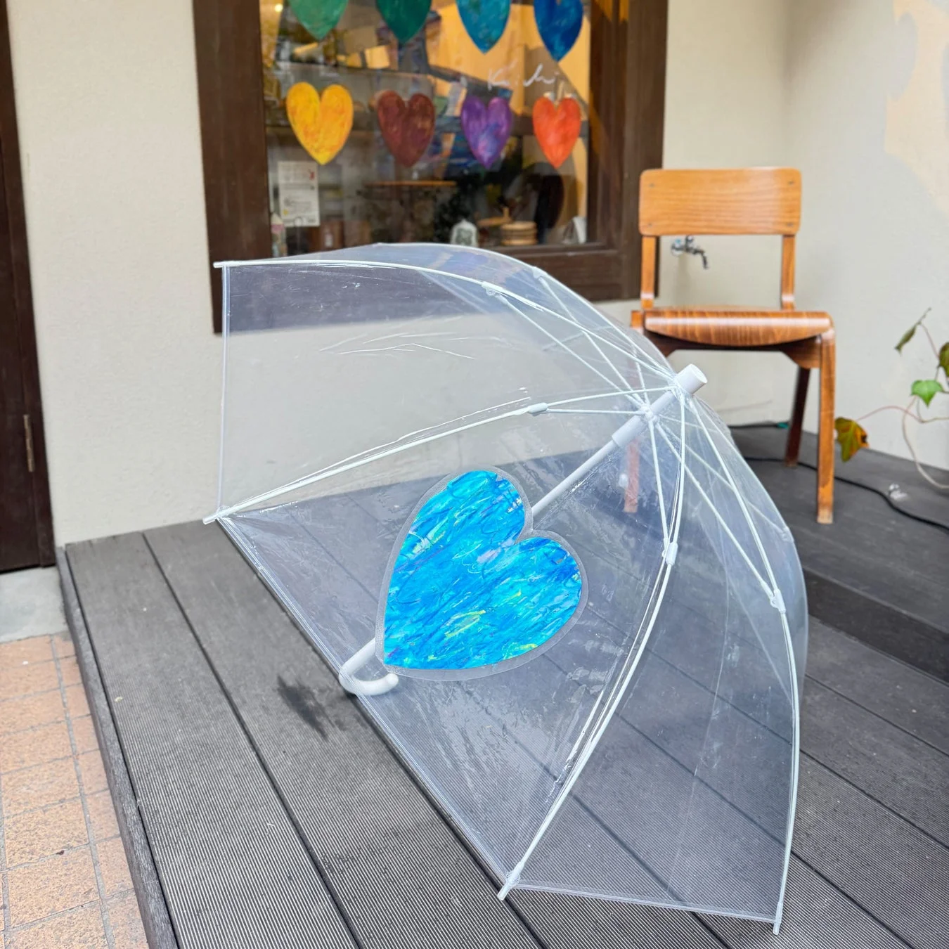 完成したSORAKASA KITの傘